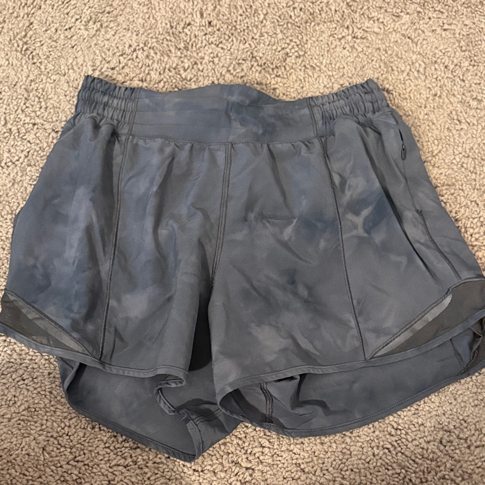 Women's Gray Athletic LULULEMON HOTTY HOT Shorts